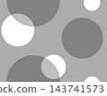 Simple polka dot seamless pattern (gray) 143741573
