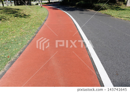 聚氨酯鋪面慢跑道 聚氨酯鋪面慢跑道 143741645