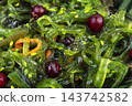 Seaweed Salad with Cranberries 143742582