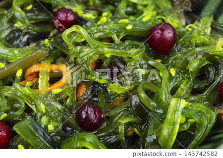 Seaweed Salad with Cranberries 143742582