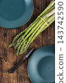 Healthy organic green asparagus for cooking 143742590