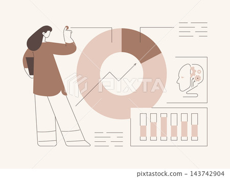 AI-Measured Campaign Success abstract concept vector illustration. AI-Measured Campaign Success abstract concept vector illustration. 143742904