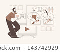 Reality show isolated cartoon vector illustrations. 143742929