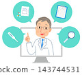 Online medical consultation; consultation via the internet; doctor 143744531
