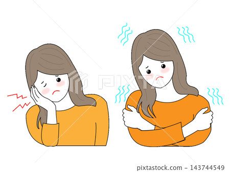 身體狀況不佳的女人 143744549