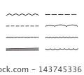 Hand-drawn style_Simple lines, lines, embellishments C_01 143745336