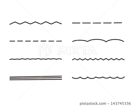 Hand-drawn style_Simple lines, lines, embellishments C_01 Hand-drawn style_Simple lines, lines, embellishments C_01 143745336