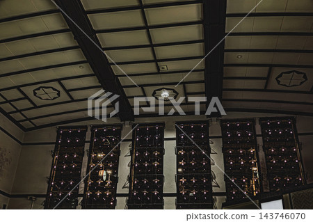 The JR Otaru Station premises exude a Showa-era retro atmosphere, illuminated by countless glittering glass lamps. The JR Otaru Station premises exude a Showa-era retro atmosphere, illuminated by countless glittering glass lamps. 143746070