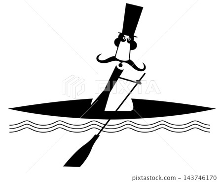 man, kayak, vector 143746170