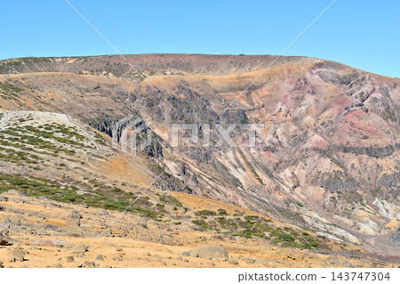 藏王禦間火山口湖景色。 藏王禦間火山口湖景色。 143747304