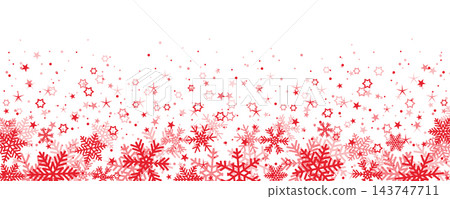fallen snowflake banner with copy space for christmas vector illustration fallen snowflake banner with copy space for christmas vector illustration 143747711