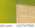 farm field, agriculture, view from above 143747909