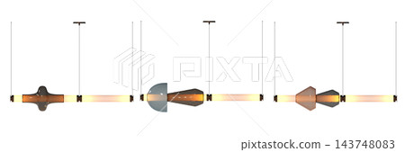 chandelier on the ceiling isolated on transparent background, hanging lamp, pendant light, 3D illustration, cg render chandelier on the ceiling isolated on transparent background, hanging lamp, pendant light, 3D illustration, cg render 143748083