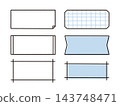 Handwritten style frame, label, embellishment, material_01 143748471