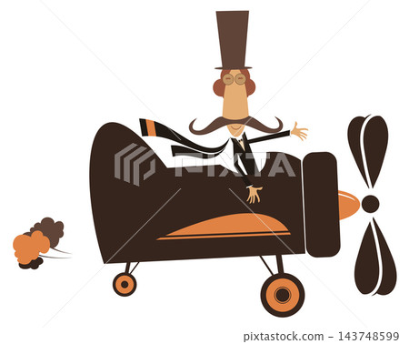 pilot, airplane, plane 143748599