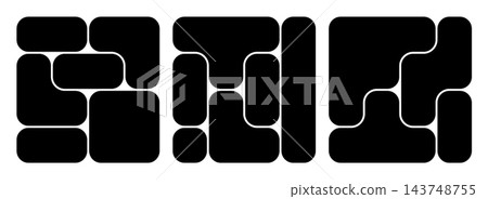 Collage ig frame photo template design. Bauhaus moodboard portfolio layout with vector graphic background. Mosaic bento shape for social media presentation. Collage ig frame photo template design. Bauhaus moodboard portfolio layout with vector graphic background. Mosaic bento shape for social media presentation. 143748755