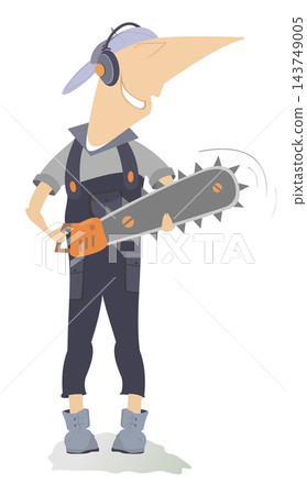 chainsaw, man, vector 143749005