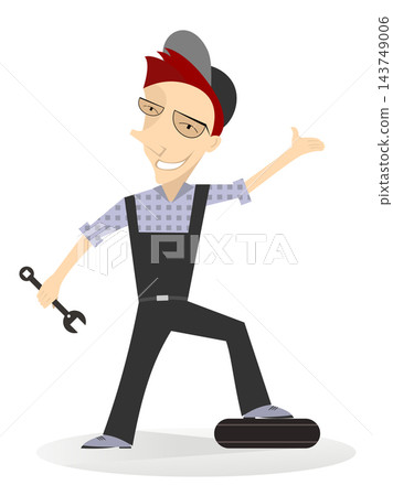 mechanic, men, vector 143749006