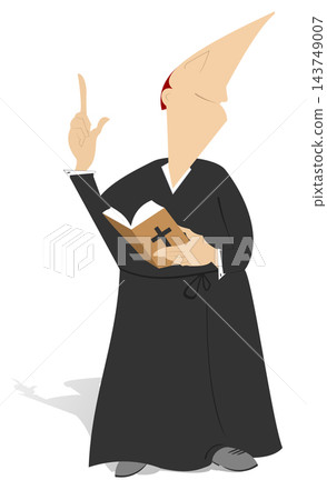 priest, monk, vector 143749007