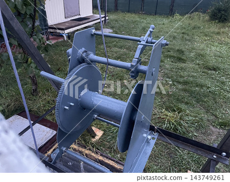 Industrial manual worm gear hand winch Industrial manual worm gear hand winch 143749261