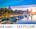Embankment of Dresden, Germany 143751346