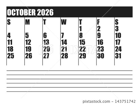 October 2026 English Nordic Aesthetic Monthly Planner Template Minimalist Calend October 2026 English Nordic Aesthetic Monthly Planner Template Minimalist Calend 143751742
