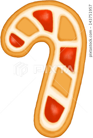 Christmas Gingerbread Candy cane 143751957