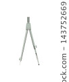 drawing compass tool for geometry mathematics drafting and school work 143752669