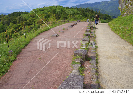 岐阜縣苗木城遺址,至今仍保留石牆。 岐阜縣苗木城遺址,至今仍保留石牆。 143752815