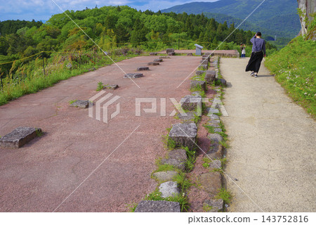 岐阜縣苗木城遺址,至今仍保留石牆。 岐阜縣苗木城遺址,至今仍保留石牆。 143752816