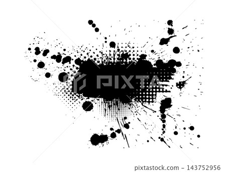 Splatter Paint Texture . Black Spray Blot of Ink. Place illustration Over any Object to Create Grungy Effect . hand drawn. Not AI, Vector Splatter Paint Texture . Black Spray Blot of Ink. Place illustration Over any Object to Create Grungy Effect . hand drawn. Not AI, Vector 143752956