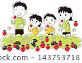 Strawberry picking 143753718