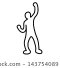 People protesting with stick figure series People protesting with stick figure series 143754089