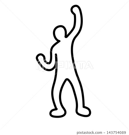 People protesting with stick figure series People protesting with stick figure series 143754089
