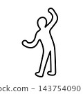 People protesting with stick figure series People protesting with stick figure series 143754090
