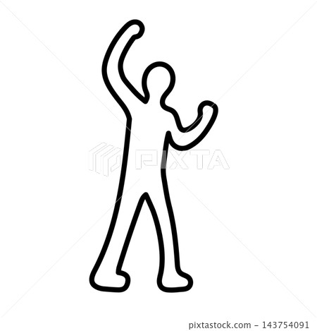 People protesting with stick figure series People protesting with stick figure series 143754091