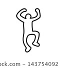 People protesting with stick figure series People protesting with stick figure series 143754092