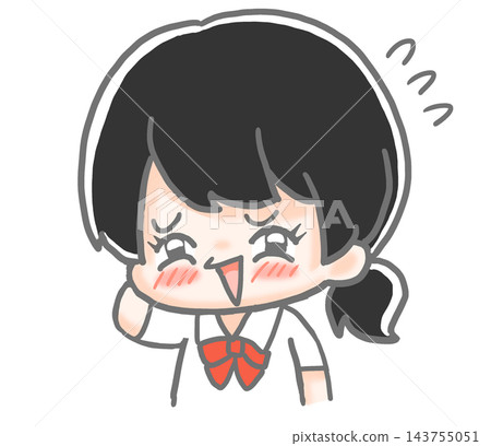 一位臉紅的女學生 一位臉紅的女學生 143755051