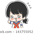 一位臉紅的女學生 143755052