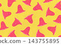 Octopus-shaped sausage pattern (yellow) 143755895