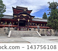 Iwashimizu Hachimangu Shrine on a clear day: National Treasure Main Hall (Kyoto) 143756108