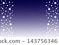 Background illustration "Snow and Stars" Blue 143756346