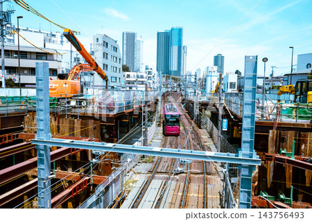東京雜司谷:有軌電車和地下隧道施工,2026年7月,b-4 淺色調 東京雜司谷:有軌電車和地下隧道施工,2026年7月,b-4 淺色調 143756493