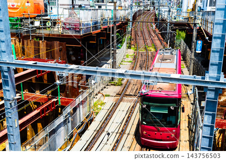 東京雜司谷:電車與地下隧道施工,2026年7月,d-2,高飽和度對比 東京雜司谷:電車與地下隧道施工,2026年7月,d-2,高飽和度對比 143756503