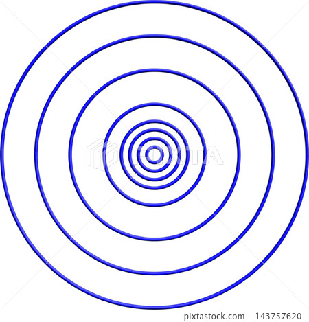Concentric circles, blue neon outline ripple rings, target radar and sound wave graphic Concentric circles, blue neon outline ripple rings, target radar and sound wave graphic 143757620