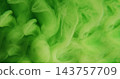 Cloud mix. Fog fluid. Green ink fume swirl explosion underwater. Art color blur texture abstract background pigment curl blow liquid. 143757709