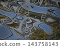 Abstract water surface background material that captures the refraction and reflection of light. Abstract water surface background material that captures the refraction and reflection of light. 143758143
