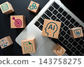 AI agents autonomously plan tasks and use data to achieve defined goals in business. 143758275