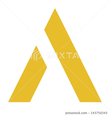 Golden Triangle Logo Symbol Emblem 143758343