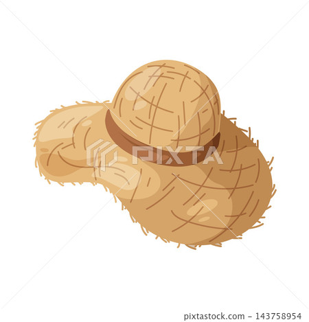 Illustration of Straw Hat 143758954